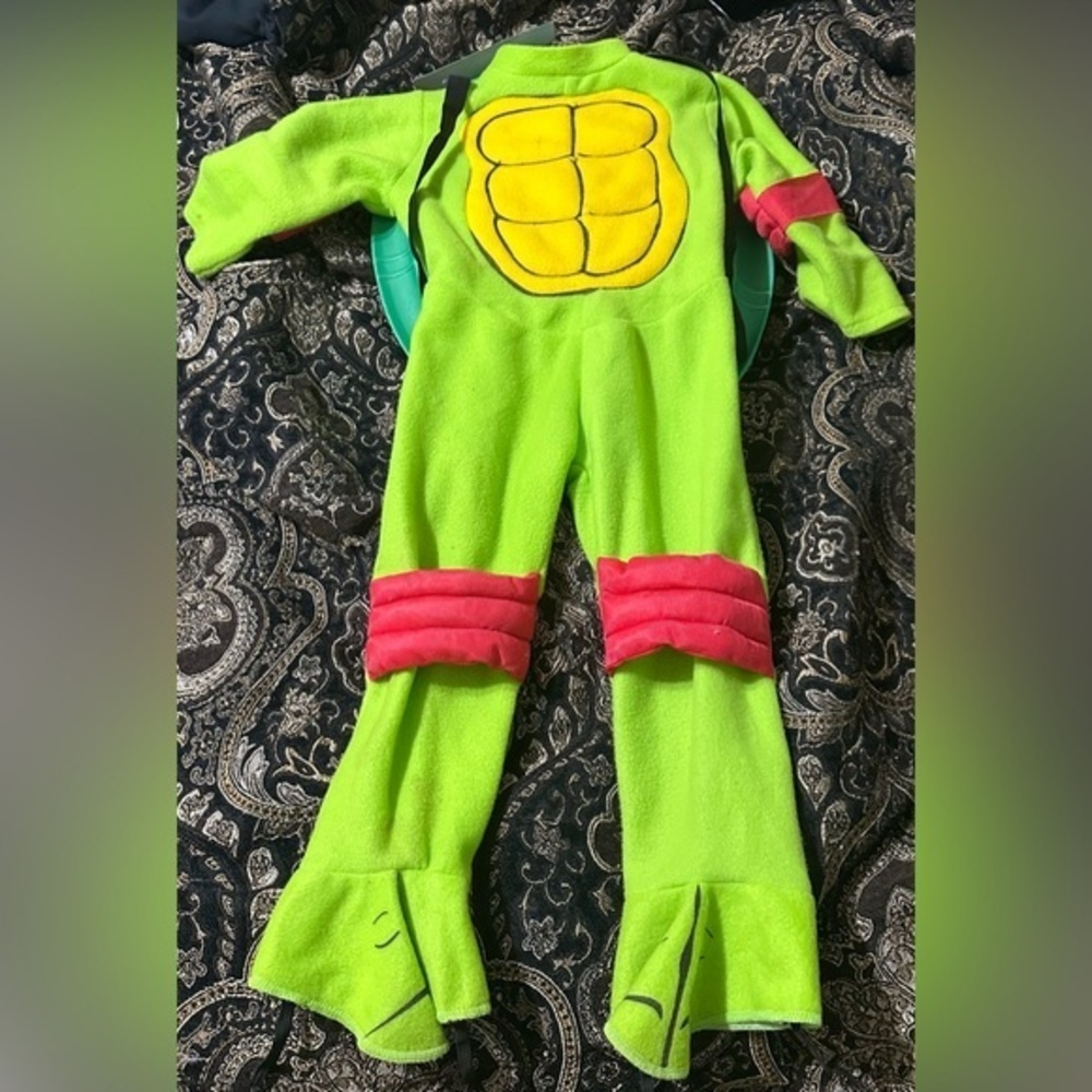 Toddler Ninja turtle costume Rafael size 2T teenage mutant ninja turtle costume